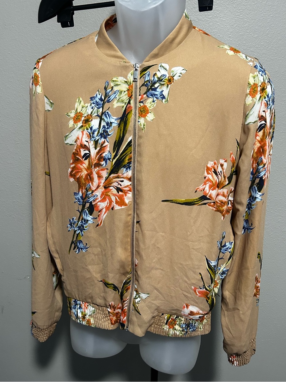 Babaton by Aritzia Floral Bomber Jacket